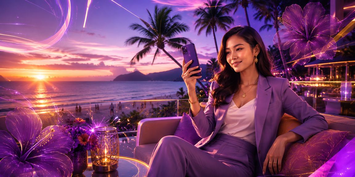 Pengguna Langkawi mengakses platform kasino mudah alih 8000 di tepi pantai