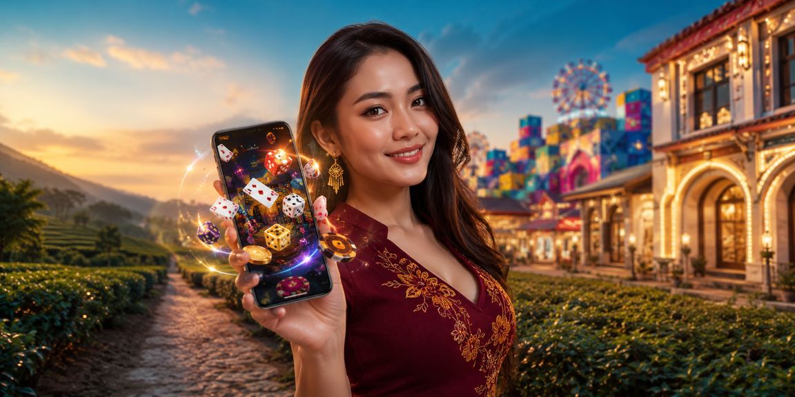 Pemain Malaysia menggunakan telefon mudah alih untuk akses bonus kasino di platform 8000